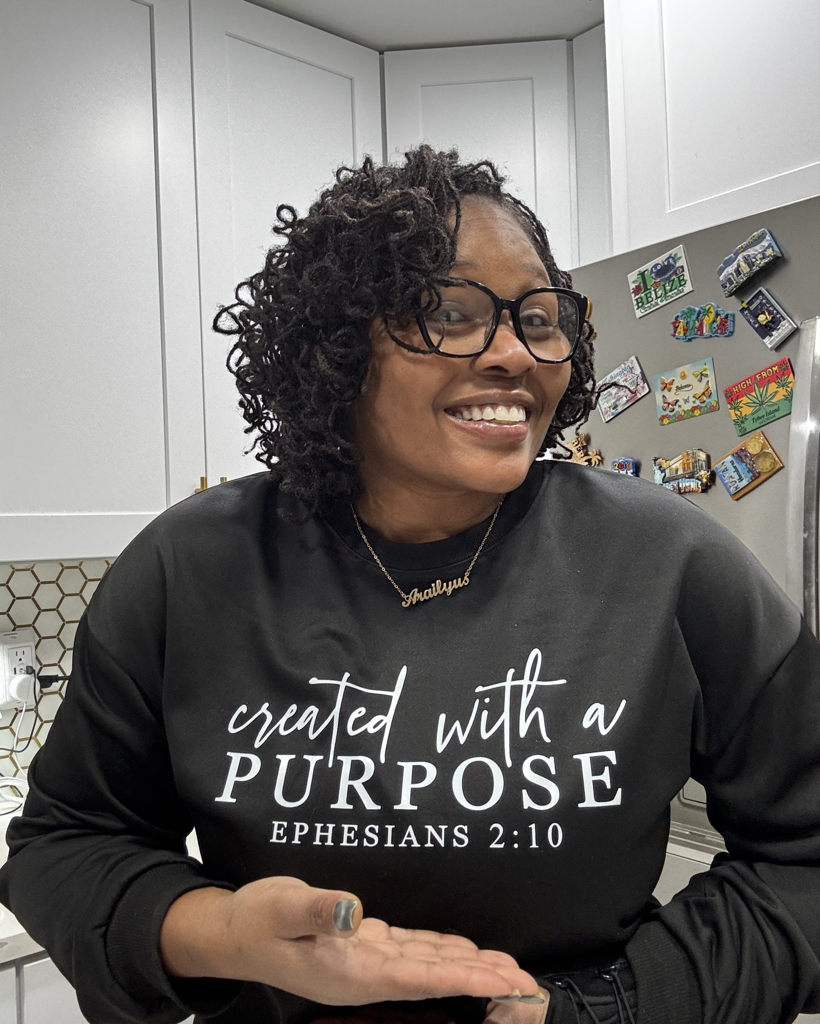 So this sweatshirt isn’t super thick so I actually added a white button down underneath.

My top and my skirt are a Large

#LTKOver40 #LTKootd #LTKgrwm