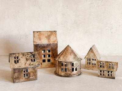 Old World Tin Holiday Houses | Cottage and Key
