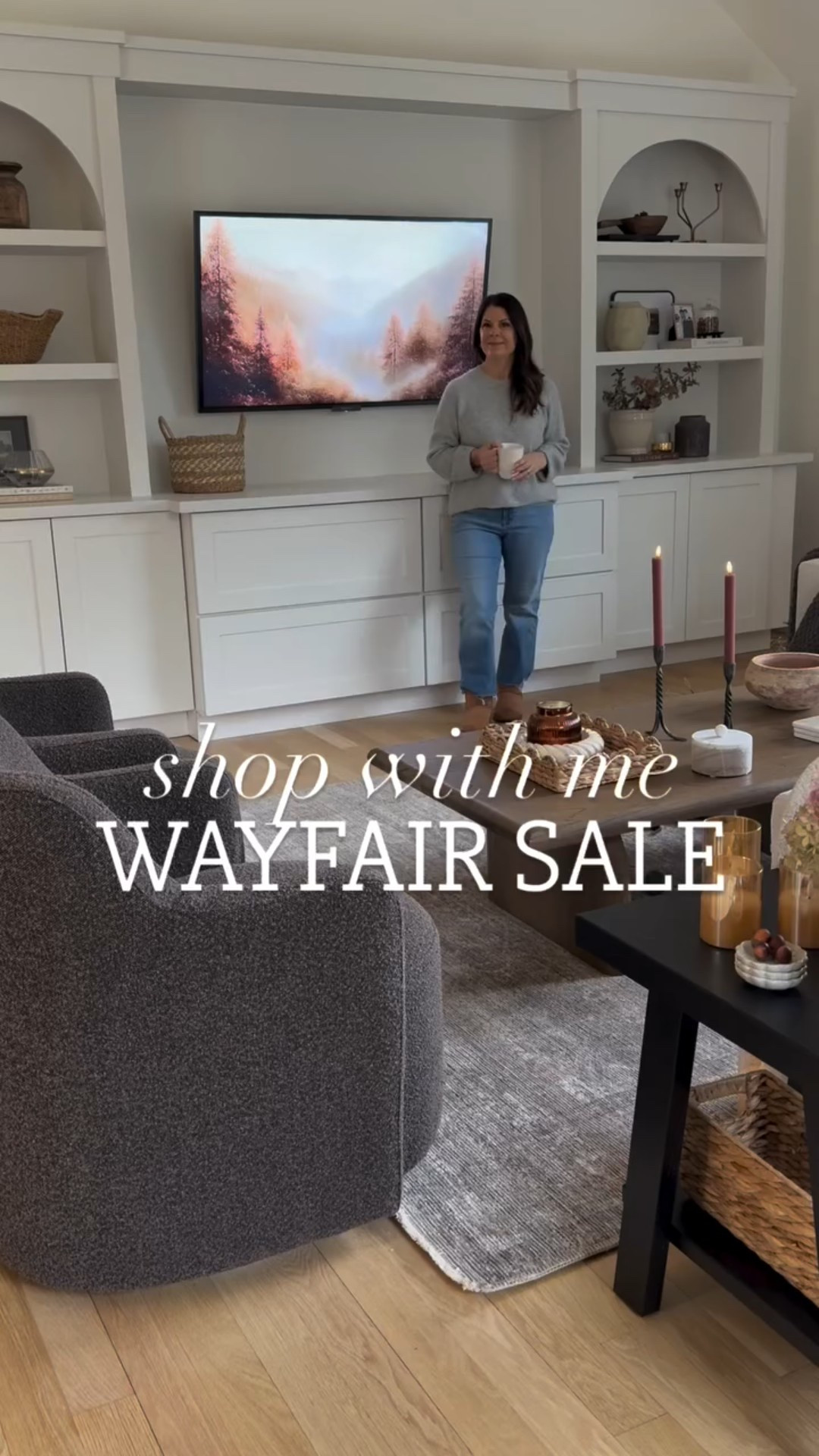Wayfair‘s end of the year clearance sale is going on now. I like to shop during these sales, especially on bigger priced items. I think you will love these items as much as I do 🤍
Coffee table, table, lamp, upholstered, linen bed, bathroom, vanity, arched mirror, table lamp.

#LTKSaleAlert #LTKHome