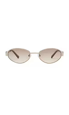 Luv Lou Boston Sunglasses in Crystal Silver & Brown Grad from Revolve.com | Revolve Clothing (Global)