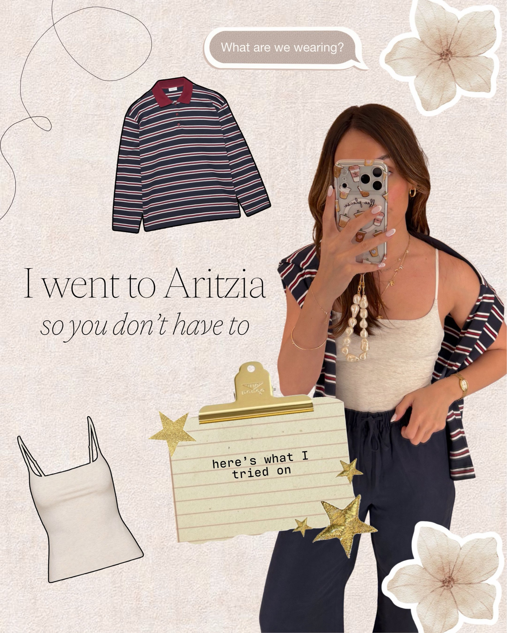 Aritzia finds! Small in everything! 