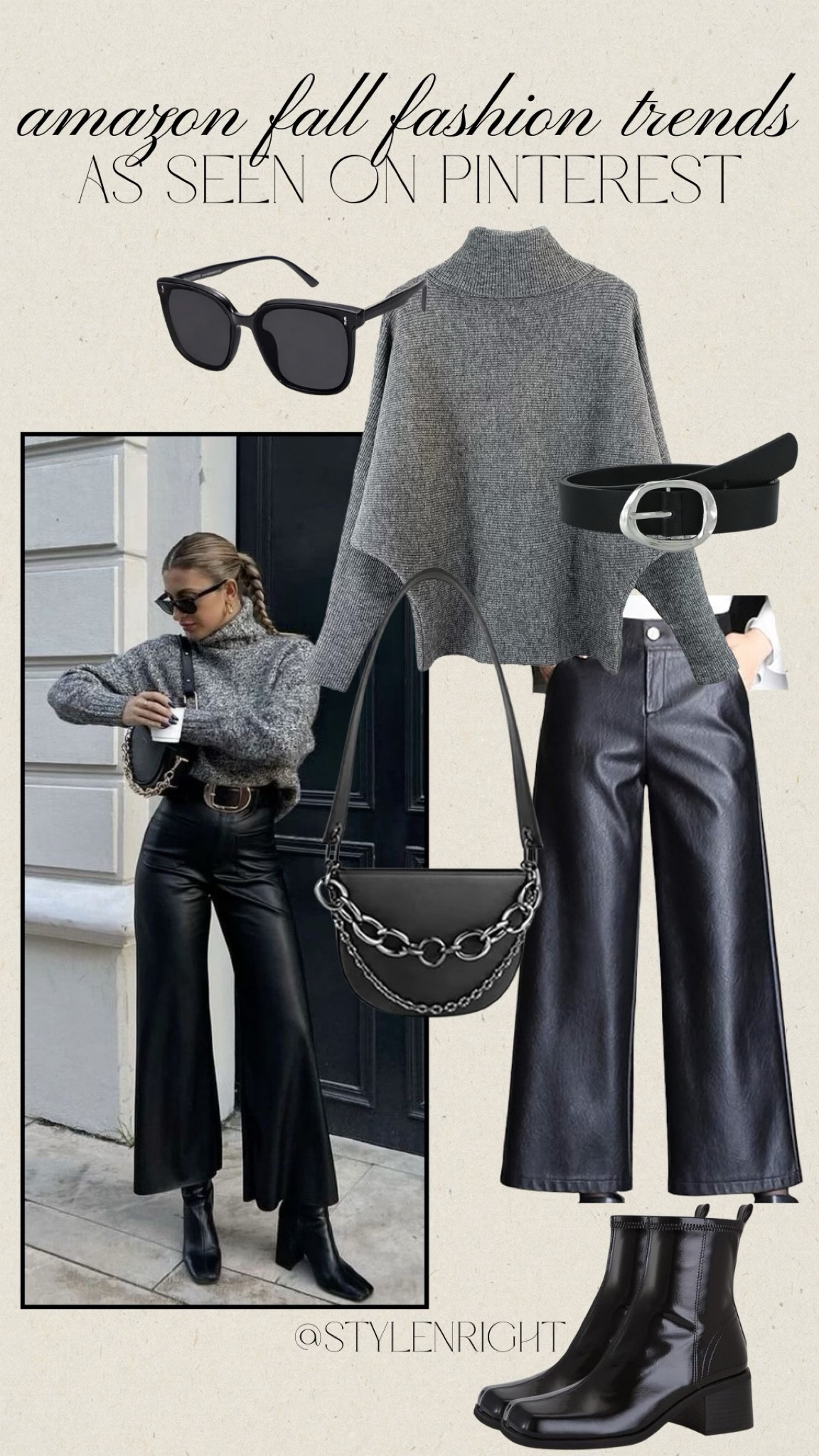 Amazon fall fashion - inspired by Pinterest!✨✨

Amazon, Amazon fashion, Amazon finds, fall, fall fashion, fall outfits, fall style, outfit inspo, fall outfit inspo, sweaters, jeans, leather pants, black boots

#LTKStyleTip #LTKSeasonal