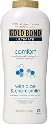 Gold Bond Ultimate Comfort Body Powder Aloe, White Fresh, 10 Ounce | Amazon (US)