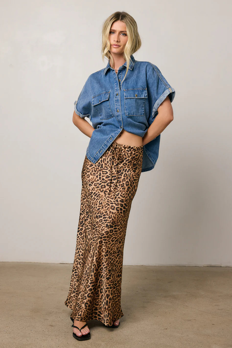 Hatton Leopard Maxi Skirt | Böhme US