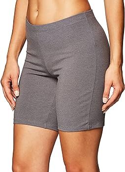 Hanes Women's Stretch Jersey Bike Short | Amazon (US)