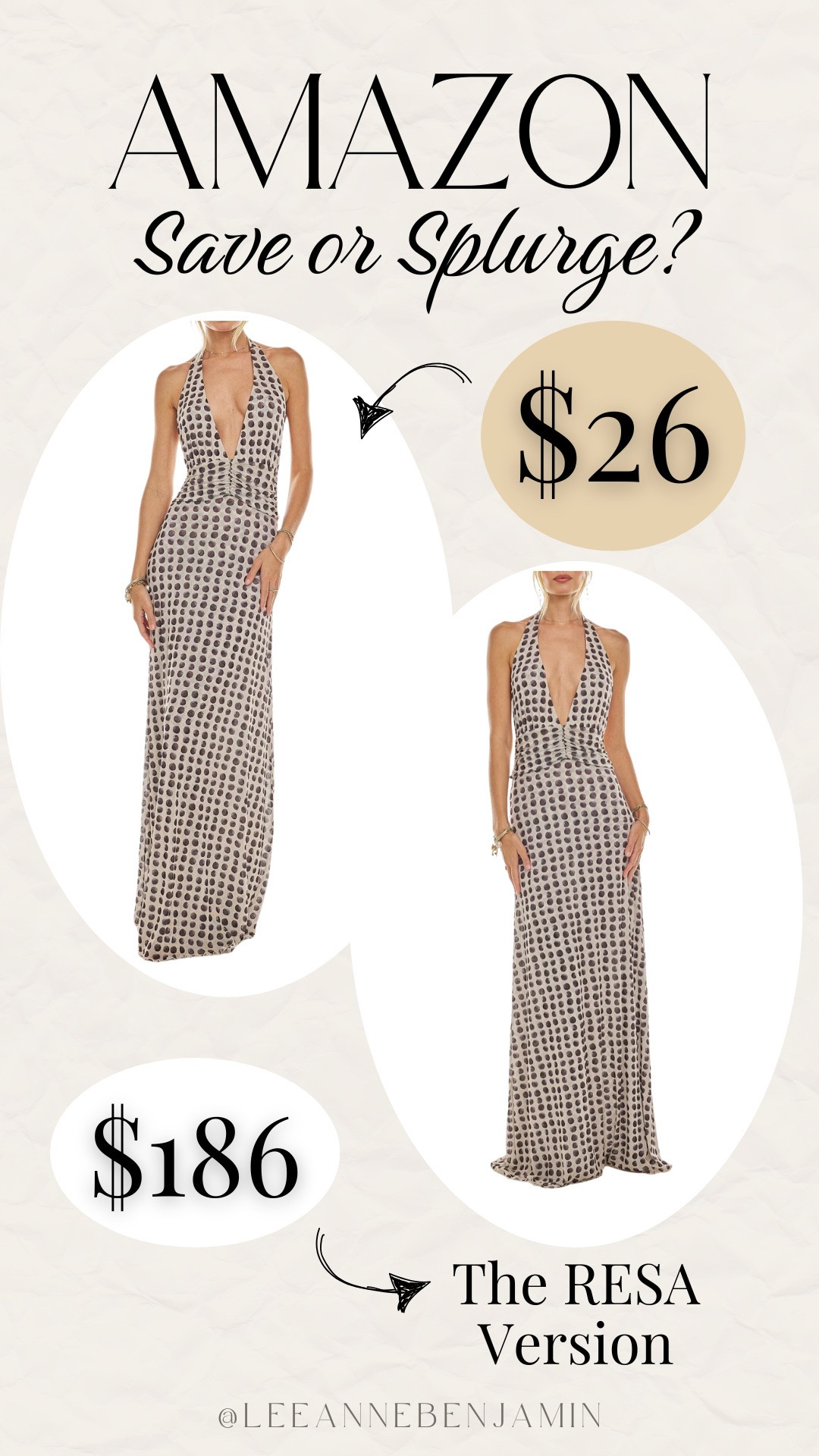 Would you save or splurge on the adorable polka dot dress! 👗 

#LTKMidsize #LTKselfcare #LTKOver40