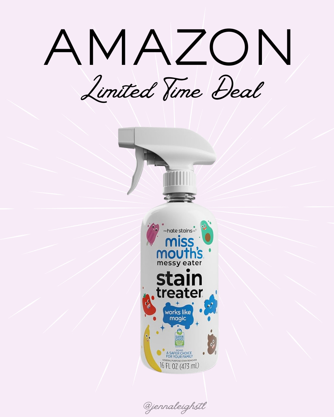 Amazon best seller on sale 👏 Miss Mouth’s Messy Eater Stain Treater Spray (16oz) is a must for tough stains. 

 #LTKmomlife #LTKHome #LTKKids