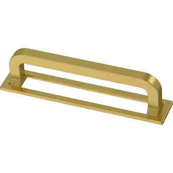 Origin 21 Cora Reveal 3-3/4-in (96mm) Center to Center Brushed Gold Arch Handle Drawer Pull | Lowe's