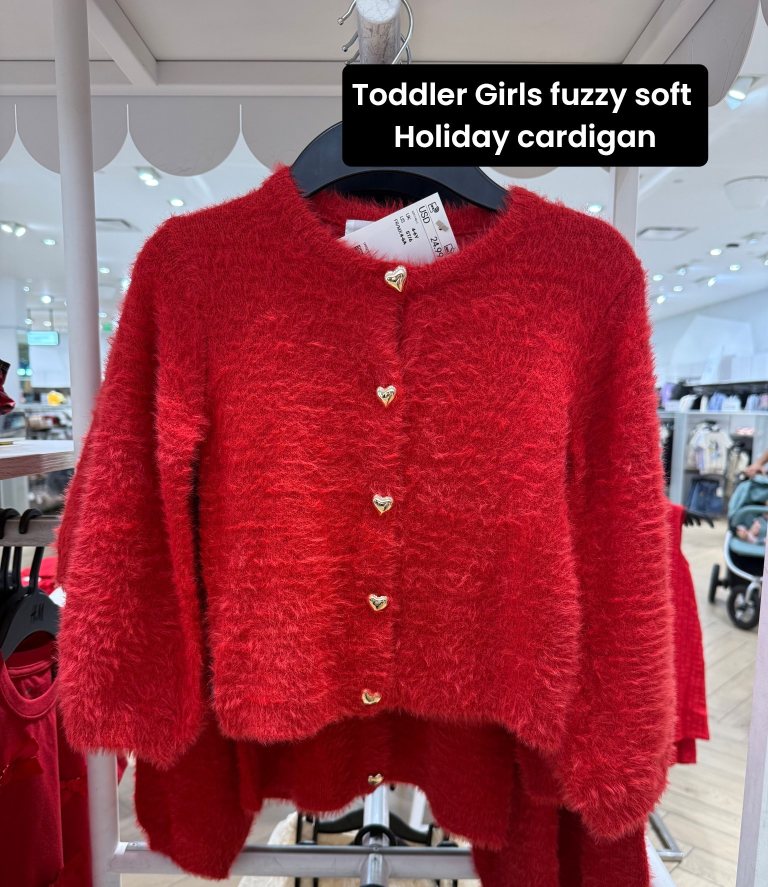 Cutest Holiday Cardigan for Toddler girls. It’s so soft! Would be so cute paired with a plaid skirt or dress  

#LTKFindsUnder50 #LTKKids #LTKHoliday