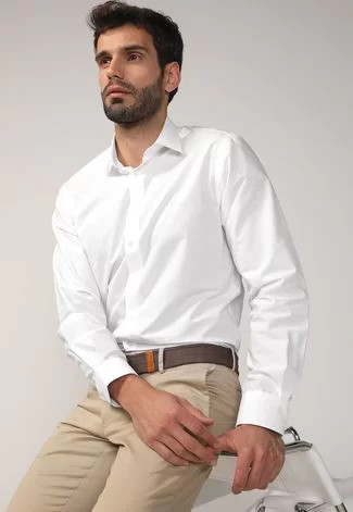 Camisa Dudalina Slim Básica Branca | Dafiti (BR)