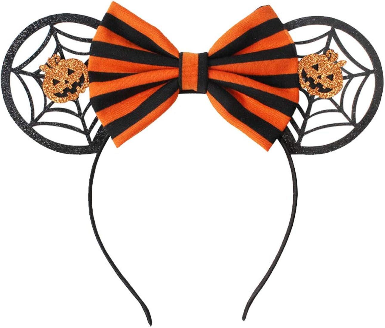 YanJie Halloween Sequin Mouse Ears - Glitter Hair Accessories Party Spider Decoration Cosplay Cos... | Amazon (US)