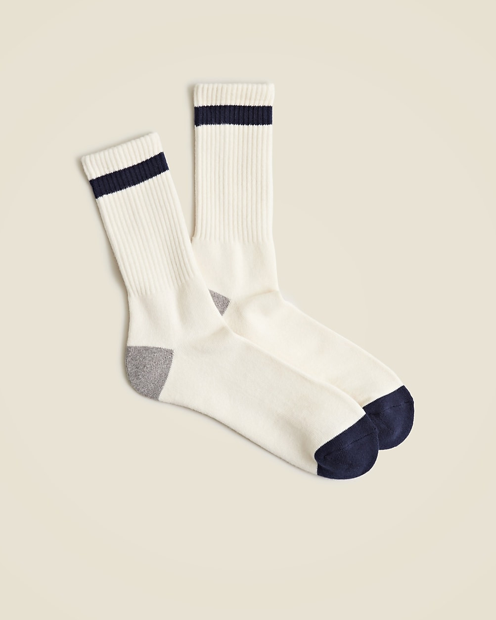 Athletic crew socks in gym stripe | J. Crew US
