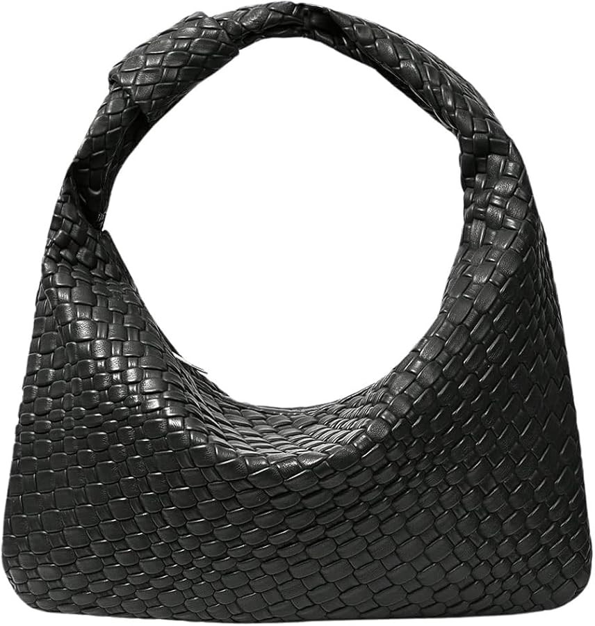 Verdusa Women's Hobo Bags Zipper Handbags Knot Strap Leather Shoulder Bag Evening Clutch Purse | Amazon (US)