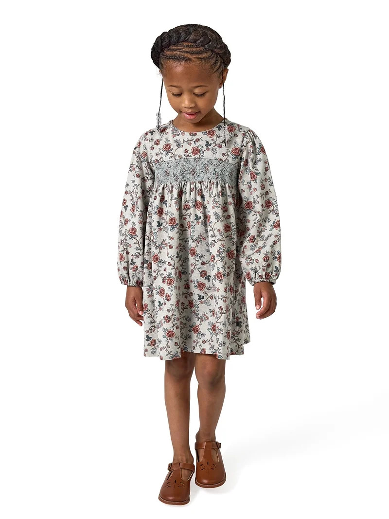 Modern Moments by Gerber Toddler Girl Smocked Party Dress, Sizes 12 Months - 5T | Walmart (US)