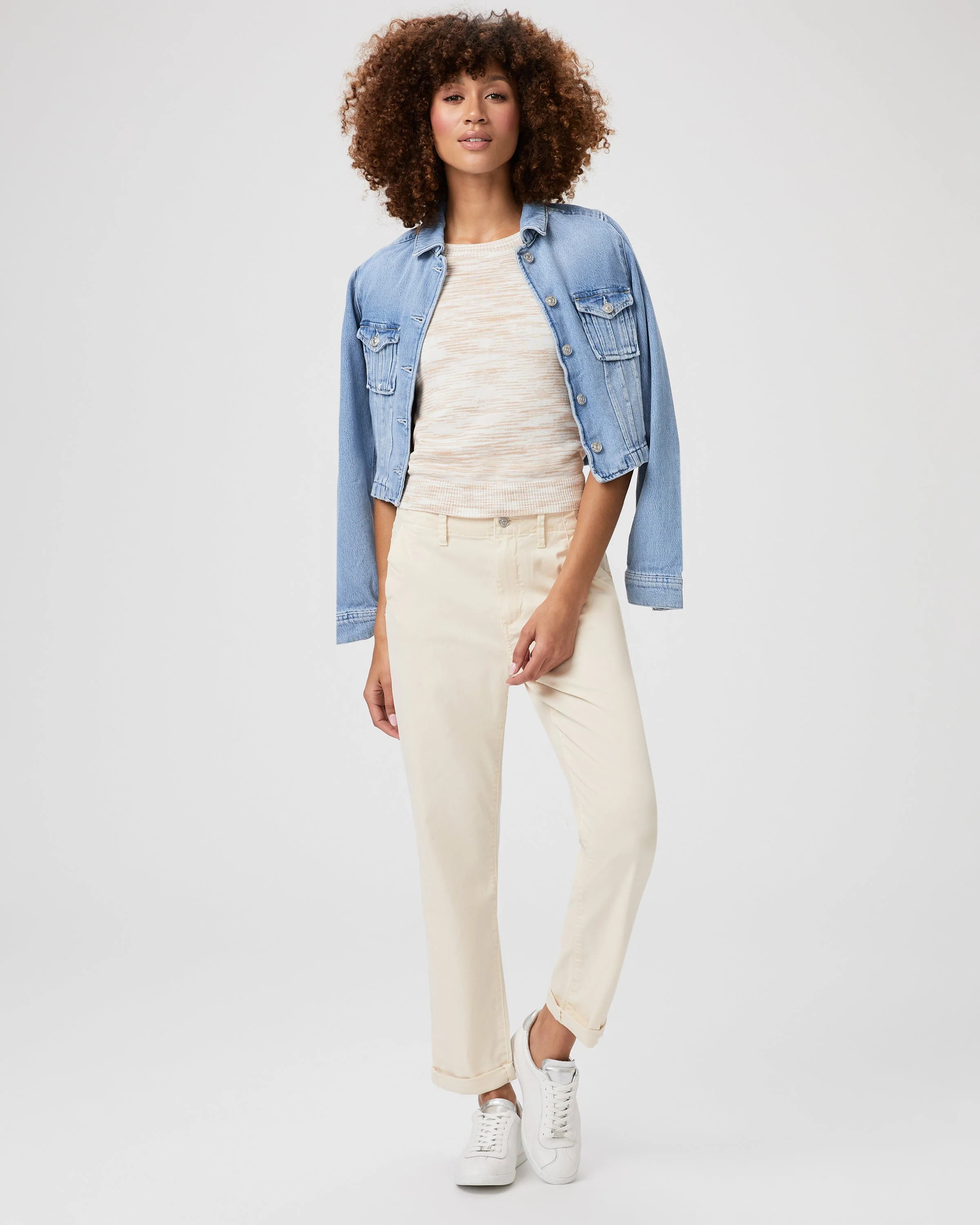 Drew Straight Jean - Quartz Sand | Paige