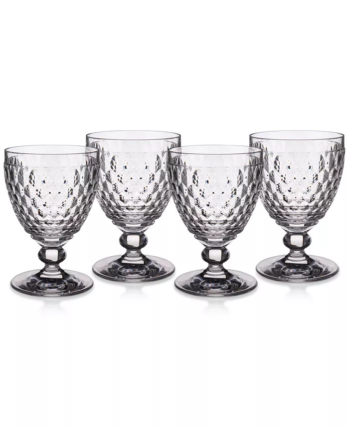Villeroy & Boch Boston Claret, Set of 4 & Reviews - Glassware & Drinkware - Dining - Macy's | Macys (US)