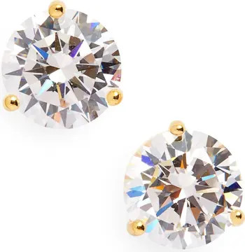 Cubic Zirconia Stud Earrings - 3ct. | Nordstrom