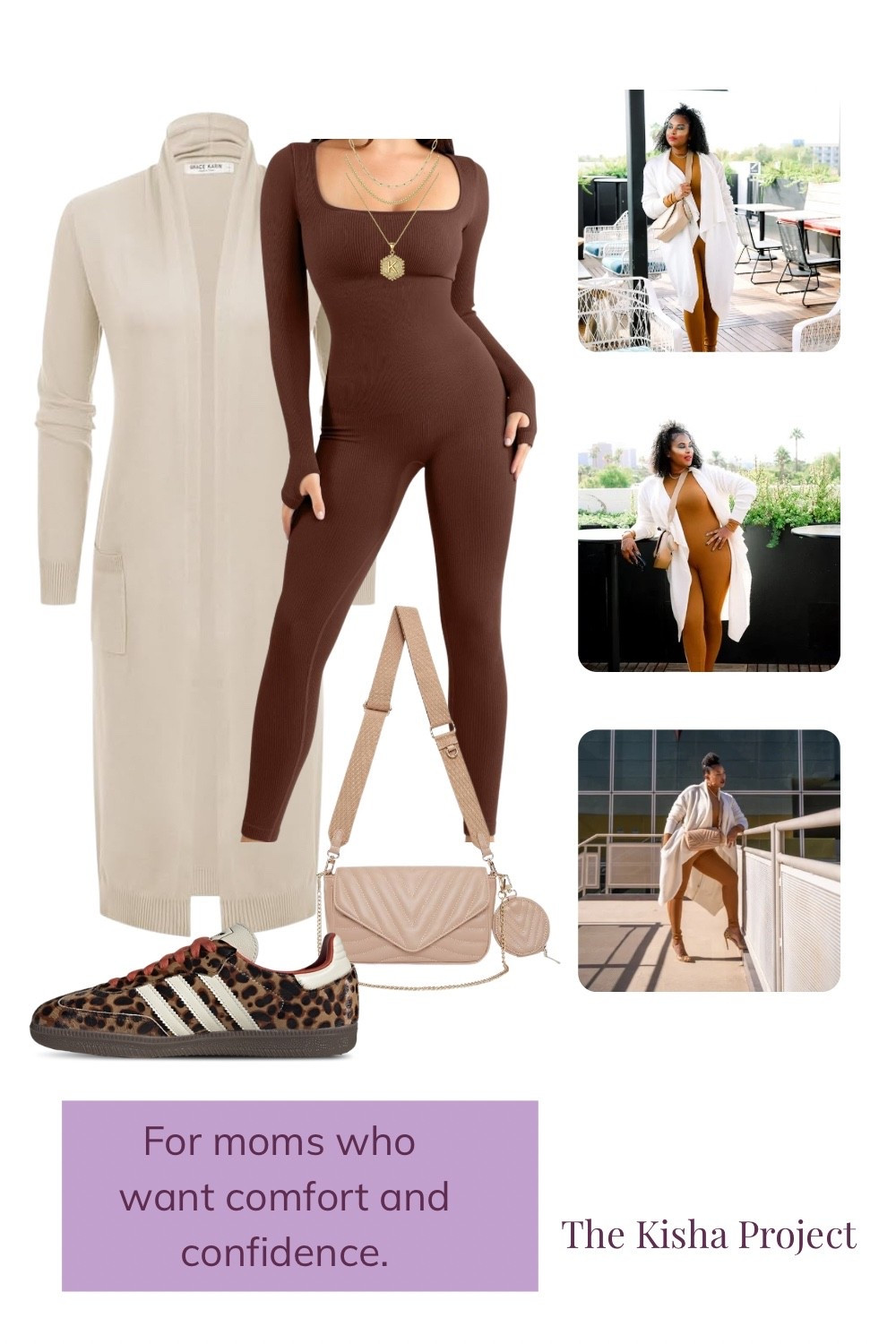 For moms who want comfort and confidence.
This neutral fall outfit is one of my go-tos — the perfect balance between cozy and put-together.

Wearing a size Medium in the jumpsuit.

#TheKishaProject #BlackMomStyle #LTKFallFashion #CozyChic 


#LTKMidsize #LTKStyleTip #LTKOver40