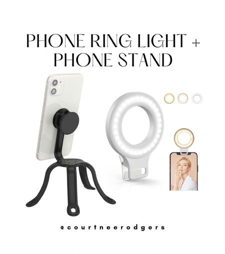 Phone ring light and phone stand 💗

Amazon, phone accessories, blogger 

#LTKsalealert #LTKstyletip #LTKunder50