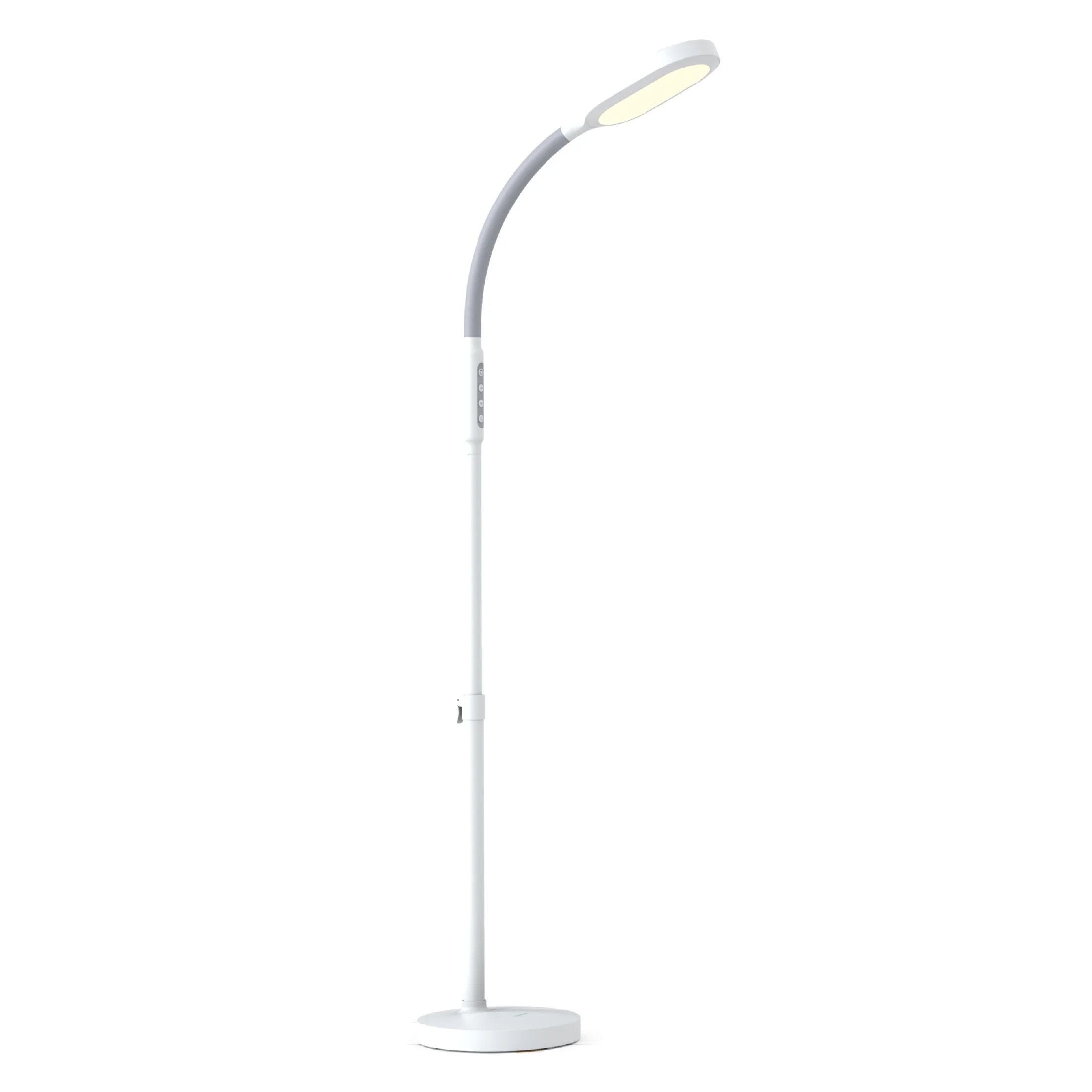 Verilux HappyLight Duo - 2-in-1 Light Therapy & Task Floor Lamp - UV-Free Full Spectrum LED, 10,0... | Walmart (US)