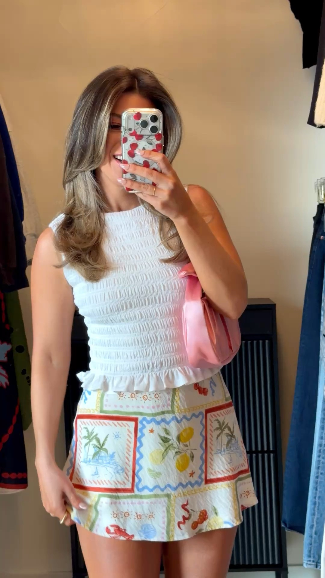 Abercrombie printed summer skort with white smocked top

Wearing xs skort small top

Casual everyday
Summer look
Spring outfit
Vacation
Destination
Lunch
Shopping

#LTKgrwm #LTKTravel #LTKSeasonal