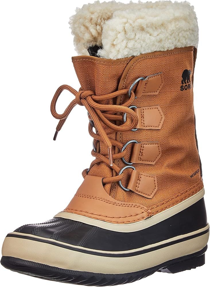 Sorel Women's Winter Carnival Boot - Rain and Snow - Waterproof - Camel Brown - Size | Amazon (US)