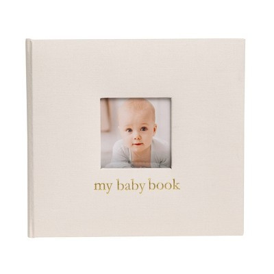 Pearhead Linen Babybook: Holds 80 Photos, 3 x 3 Inch Images, 64 Pages | Target