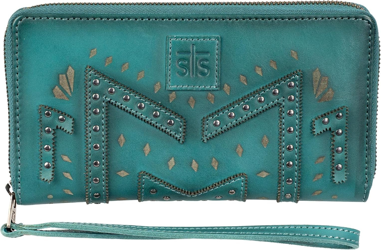 STS Ranchwear Women's Wayfarer Turquoise Juniper Bifold Wallet - Western Style Full Grain Leather... | Amazon (US)