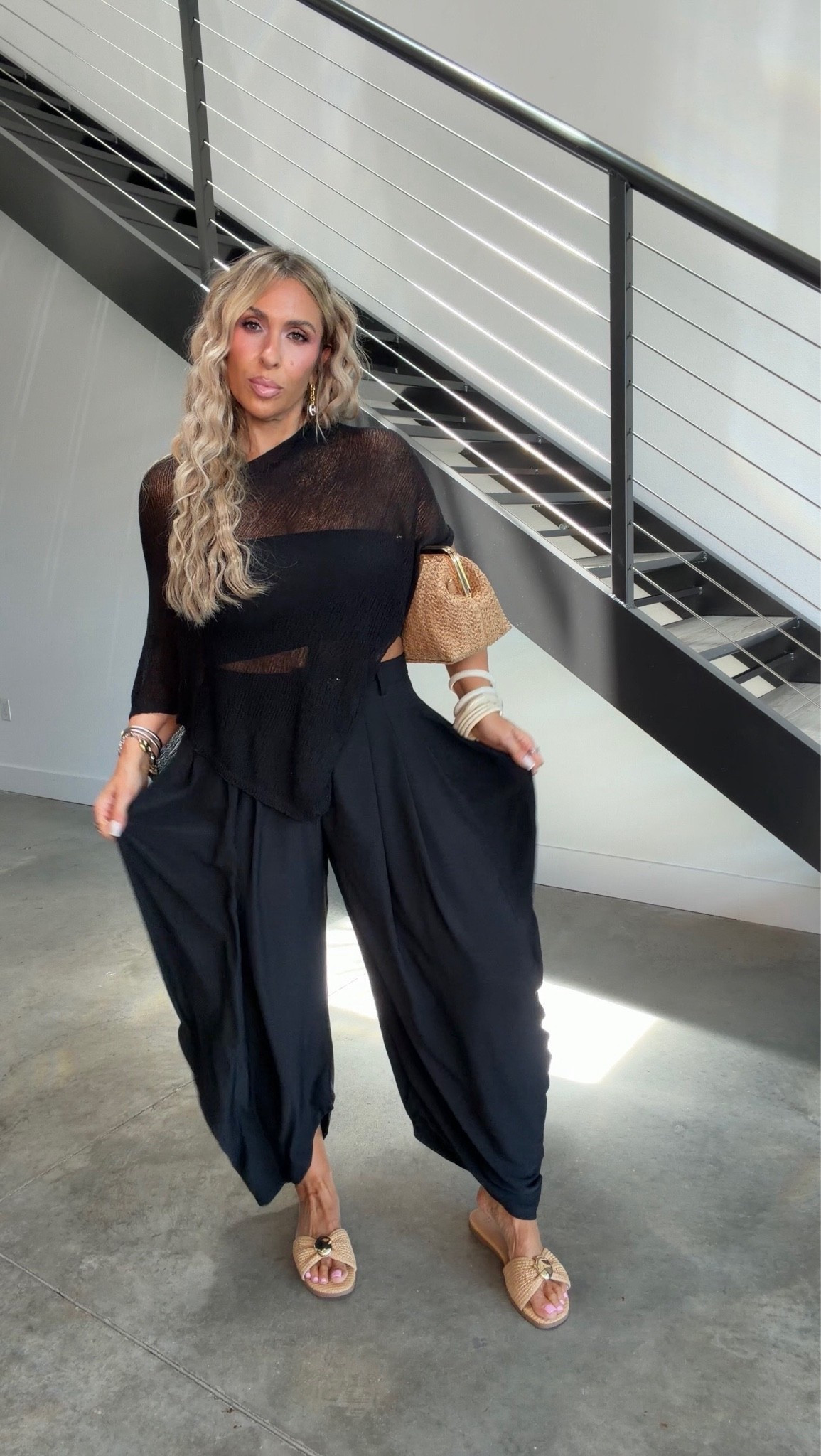 pants XL
tube top liked my fav 2 double lined size L
poncho size  XL
also linked other arm friendly tops 

The jewelry is from KC Chic. It is linked and I have a 40% off code: Christine

#LTKootd #LTKMidsize #LTKOver40