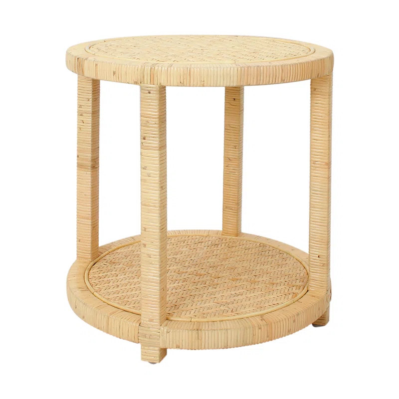 Candis Woven Rattan End Table | Wayfair North America