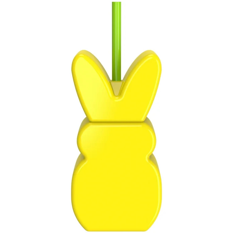 Peeps Sculpted Tumbler with Straw, Yellow, 14oz | Walmart (US)