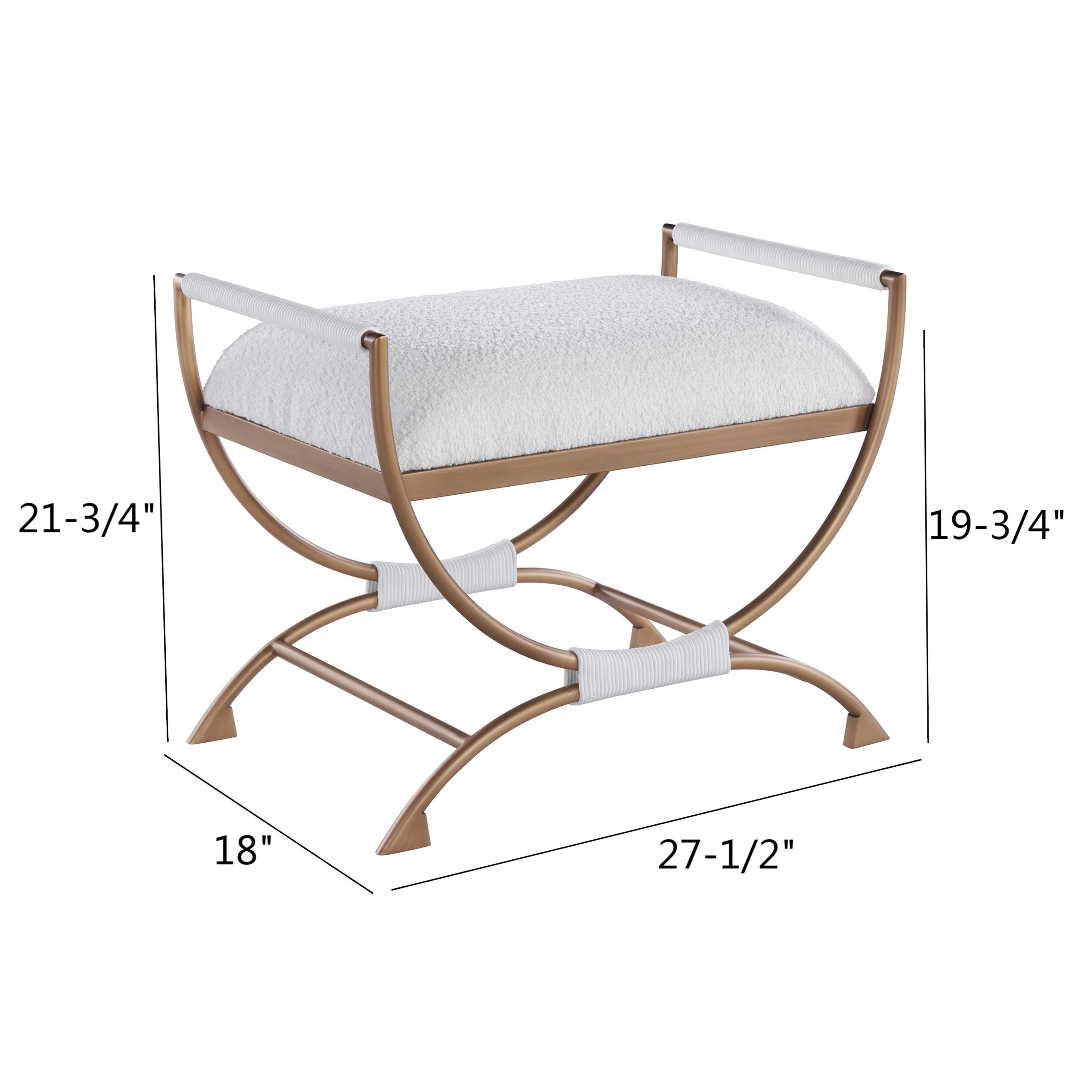 Irwinton Polyester Upholstered Bench | Wayfair North America