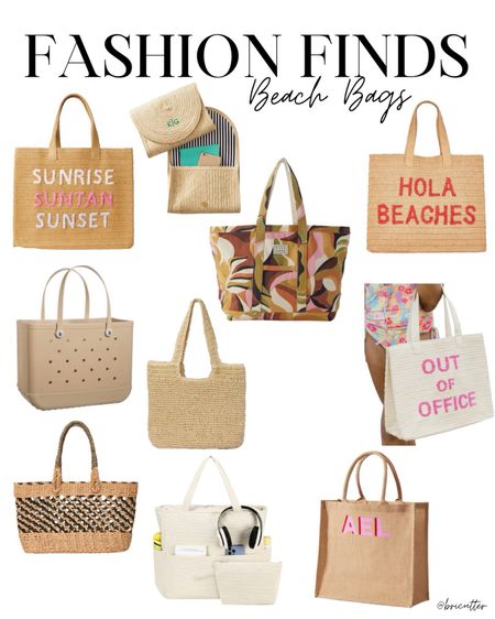 Love these beach bags! So cute! 

#LTKfindsunder100 #LTKSeasonal #LTKstyletip