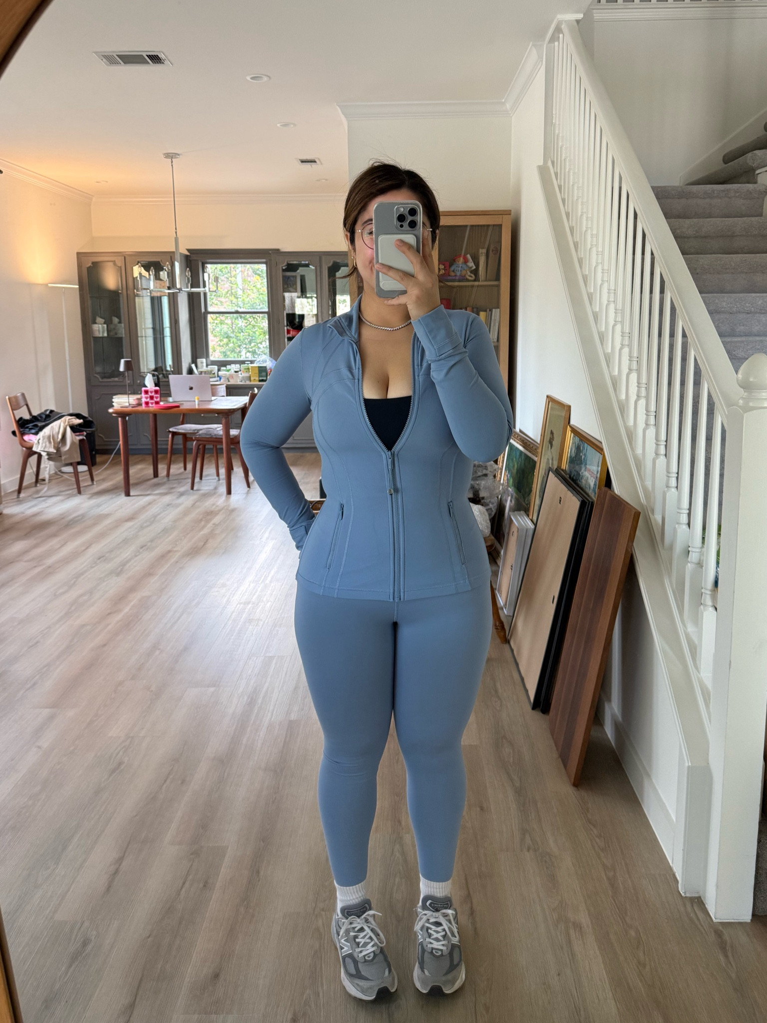 Size 6 in the jacket & leggings! 

#LTKMidsize #LTKFitness #LTKActive