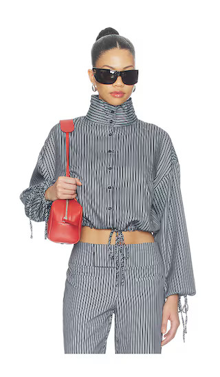 Totti Windbreaker in Slate Stripe | Revolve Clothing (Global)