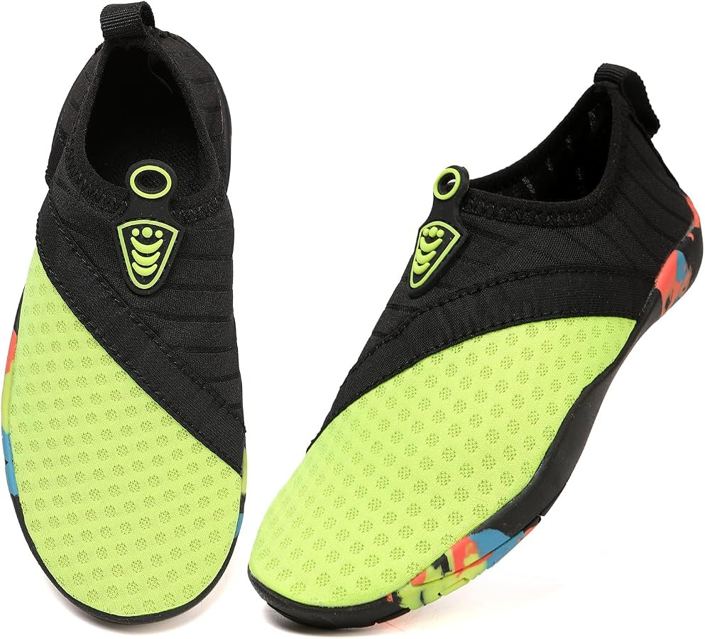 QPT Water Shoes for Toddler Kids Boys Girls Barefoot Aqua Socks Quick-Dry Beach Swim Outdoor Spor... | Amazon (US)