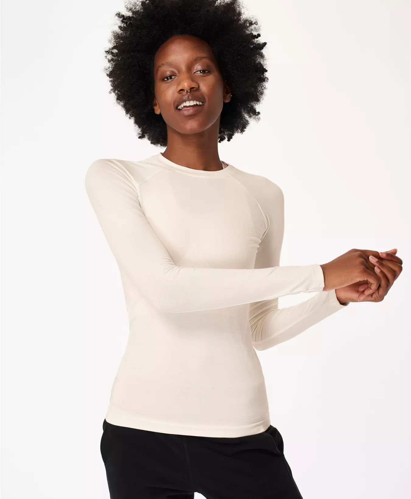 Glisten Bamboo Long Sleeve Running Top | Sweaty Betty (RoW)