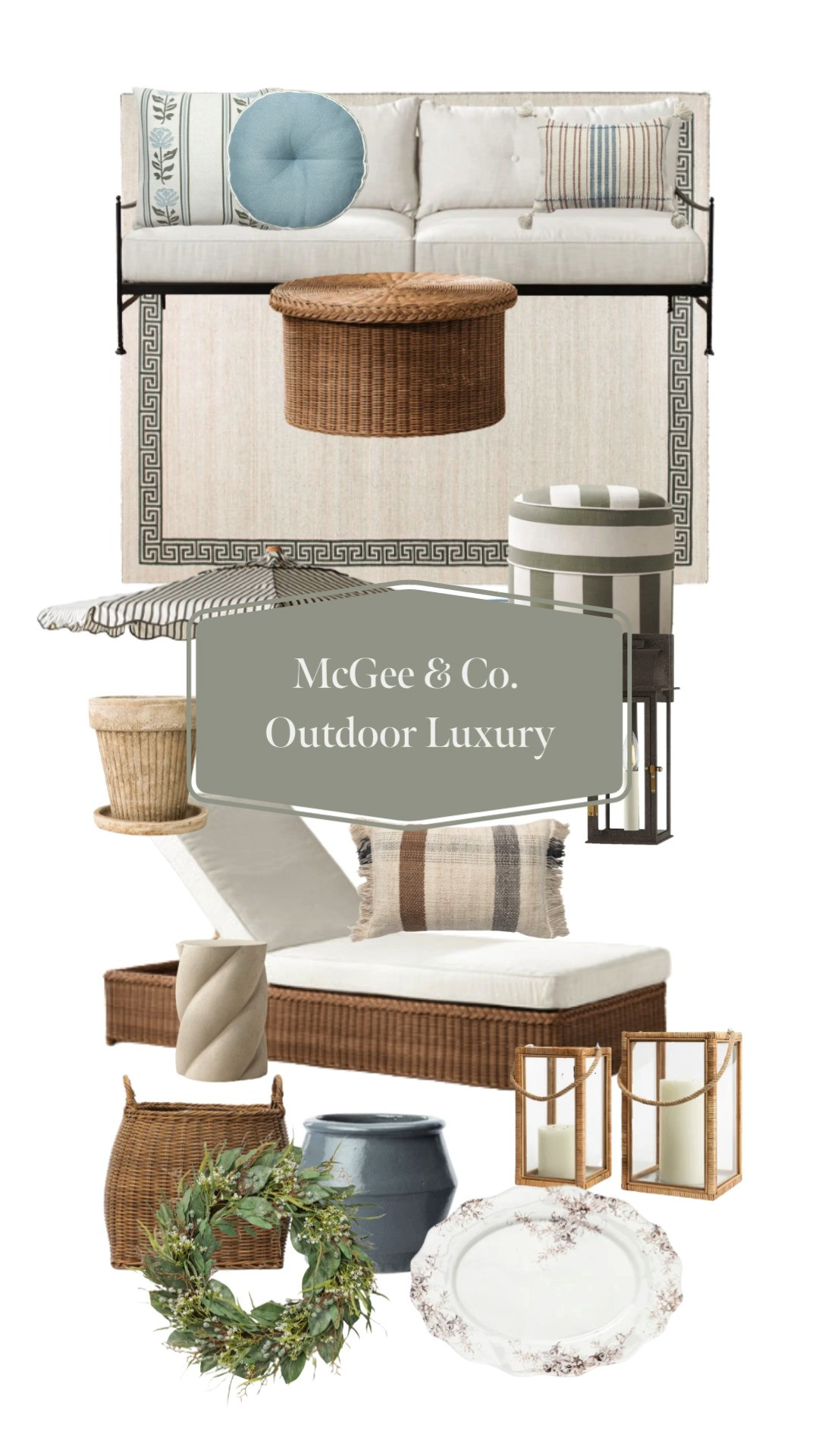 McGee & Co. Outdoor finds that we can’t stop thinking about featuring outdoor sofas, side tables, rugs, umbrellas, planters, serving platters, accent pillows, etc.#LTKFinds #LTKFavorites #HomeStyleDaily  

 

#LTKHome #LTKHome