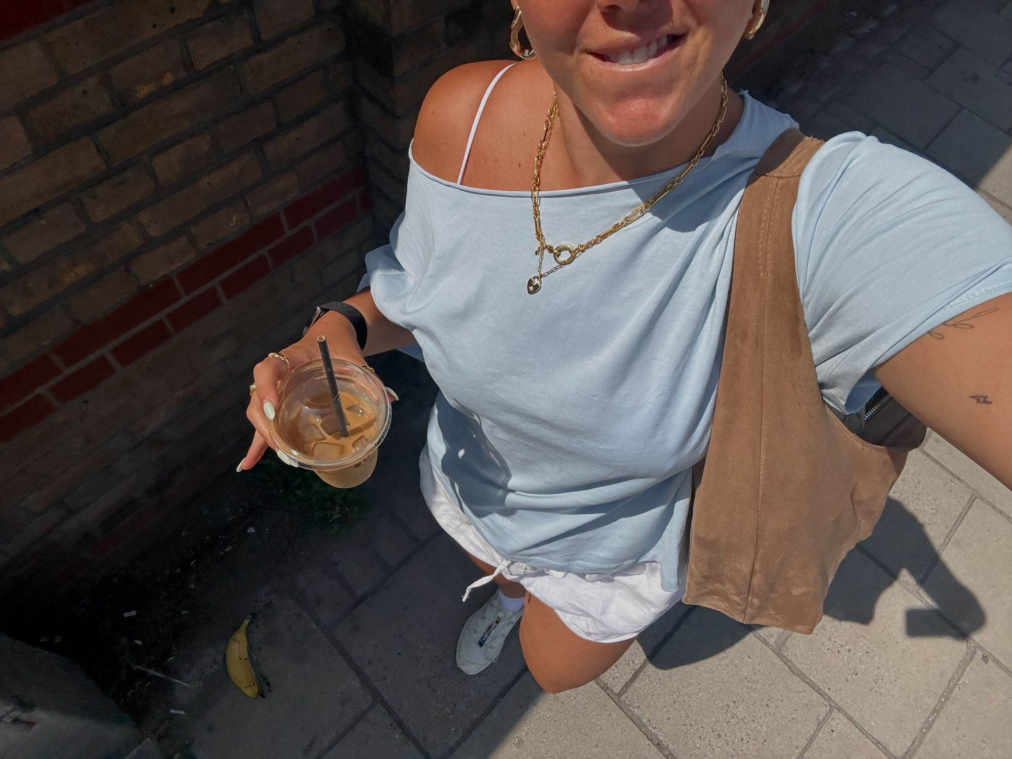 ASOS slouchy off the shoulder top, linen shorts, suede handbag, Salomons 🩵

#LTKsummer #LTKuk #LTKeurope