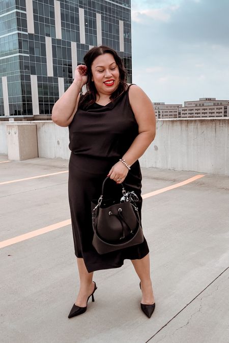 The prefect plus size LBD. Loved the green slip dress so much I bought it in black. $30 and come in size 1X - 4X

Plus size dress, plus size outfit, curvy dress, affordable, target, target dress

#LTKstyletip #LTKunder50 #LTKcurves