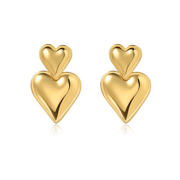Brynn Heart Earring | Sahira Jewelry Design