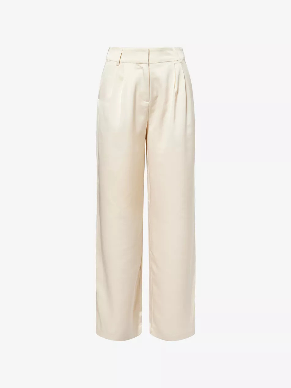 Breya Wide-Leg Woven Trousers | Selfridges