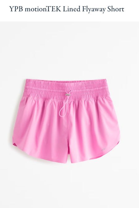NEW Abercrombie pink shorts 
 

#LTKfitness #LTKSeasonal #LTKfindsunder50