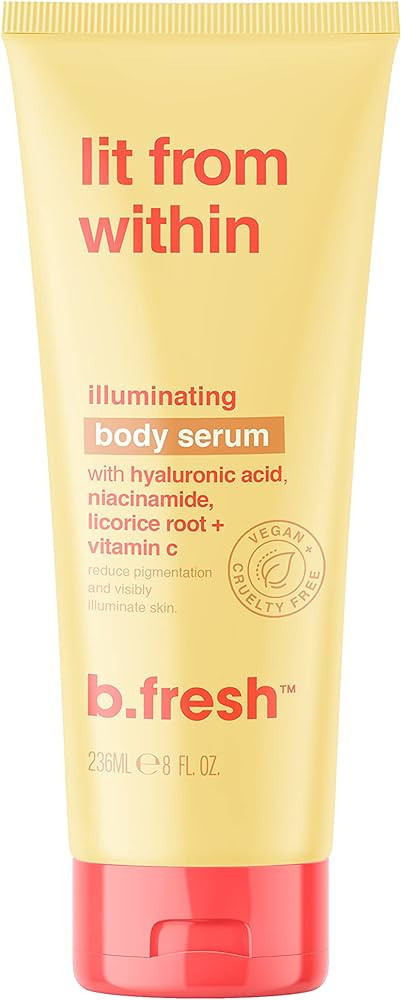 b.tan Lit From Within Body Serum | b.fresh Daily Moisturizing Body Lotion - 8 Fl Oz | Amazon (US)