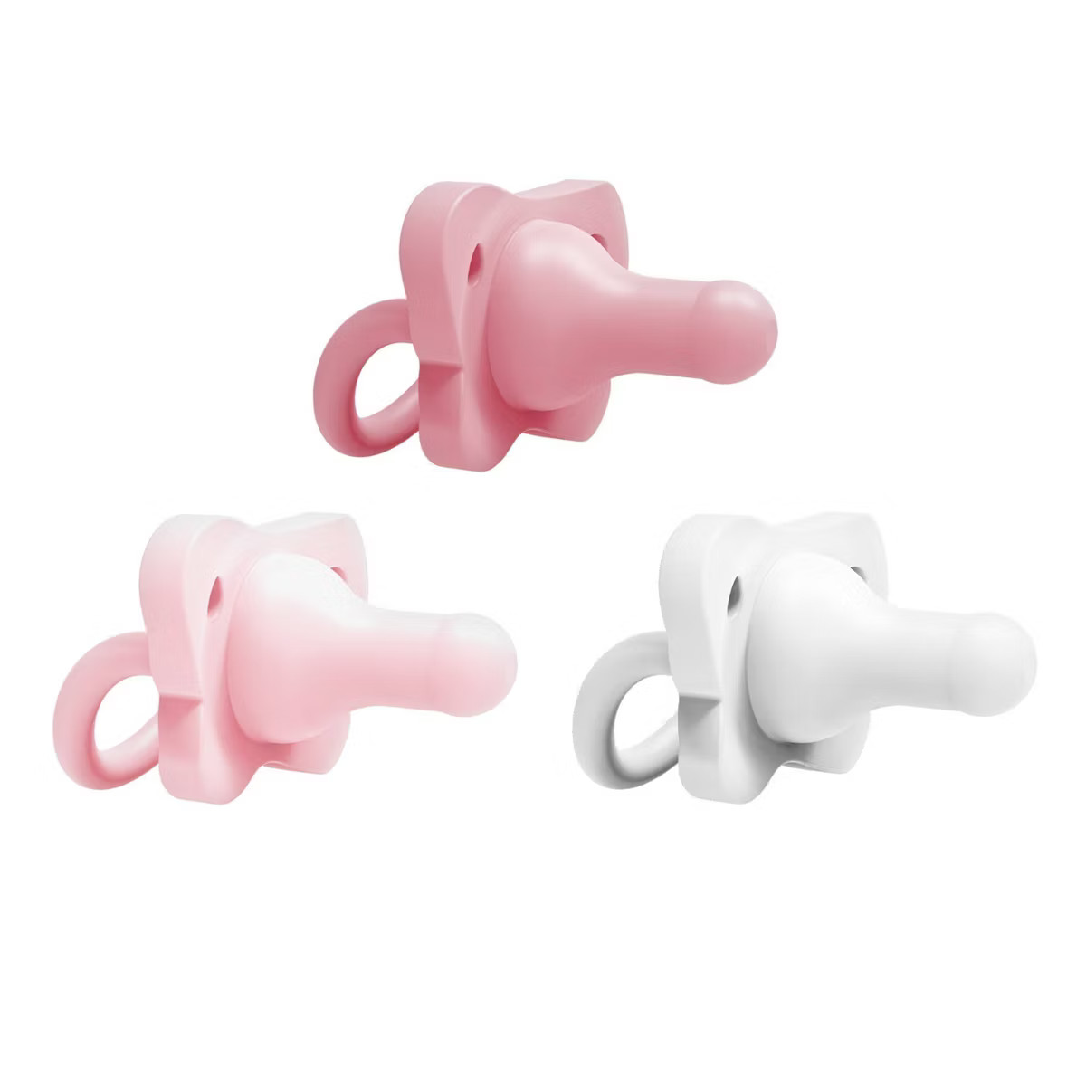 Dr. Brown's HappyPaci One-Piece 100% Silicone Pacifier - 0-6 Months - 3pk | Target