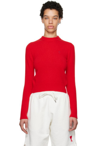 Red Ami de Cœur Sweater | SSENSE