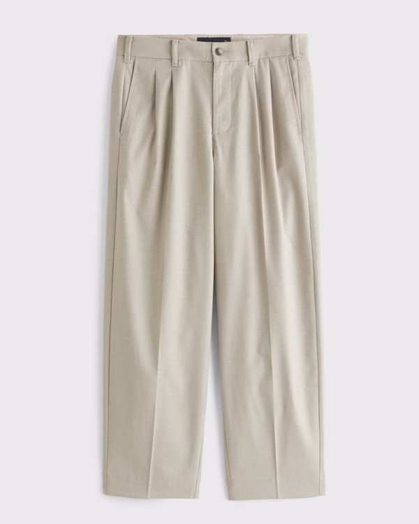 Pleated Baggy Trouser | Abercrombie & Fitch (US)