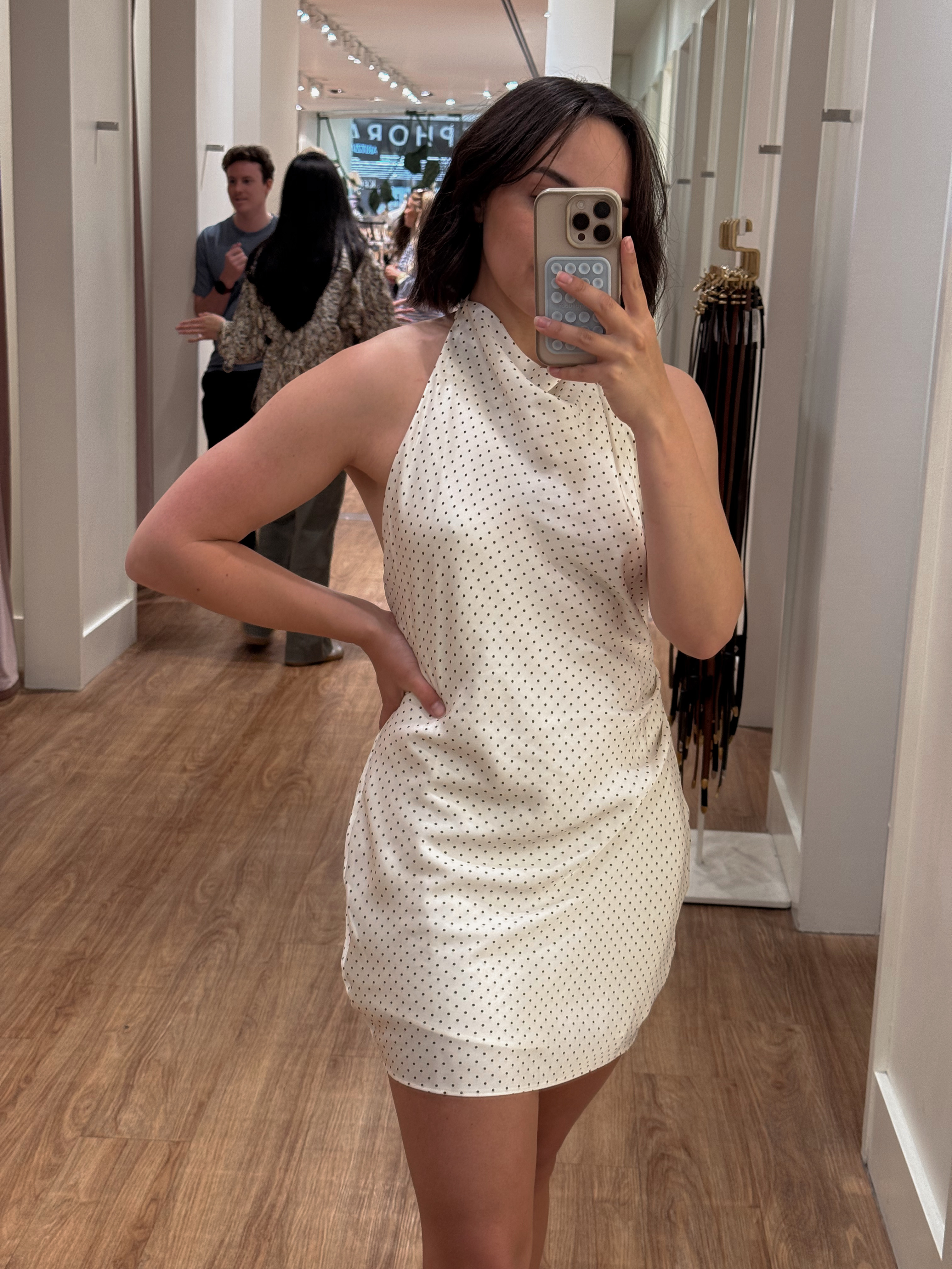 This polka dot halter mini dress is so fun and flattering. Definitely fits as a mini! 

 #LTKcanada #LTKsummer #LTKstyletip