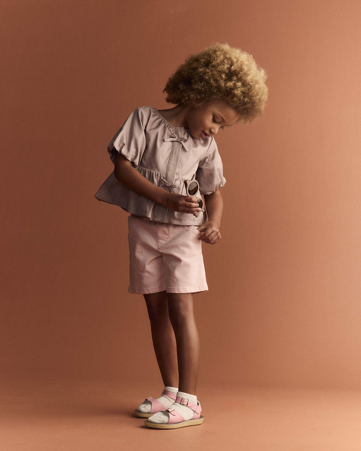 Toddler Girl Bermuda Short - Light Pink - Otter Avenue | Carter's | Carter's Inc