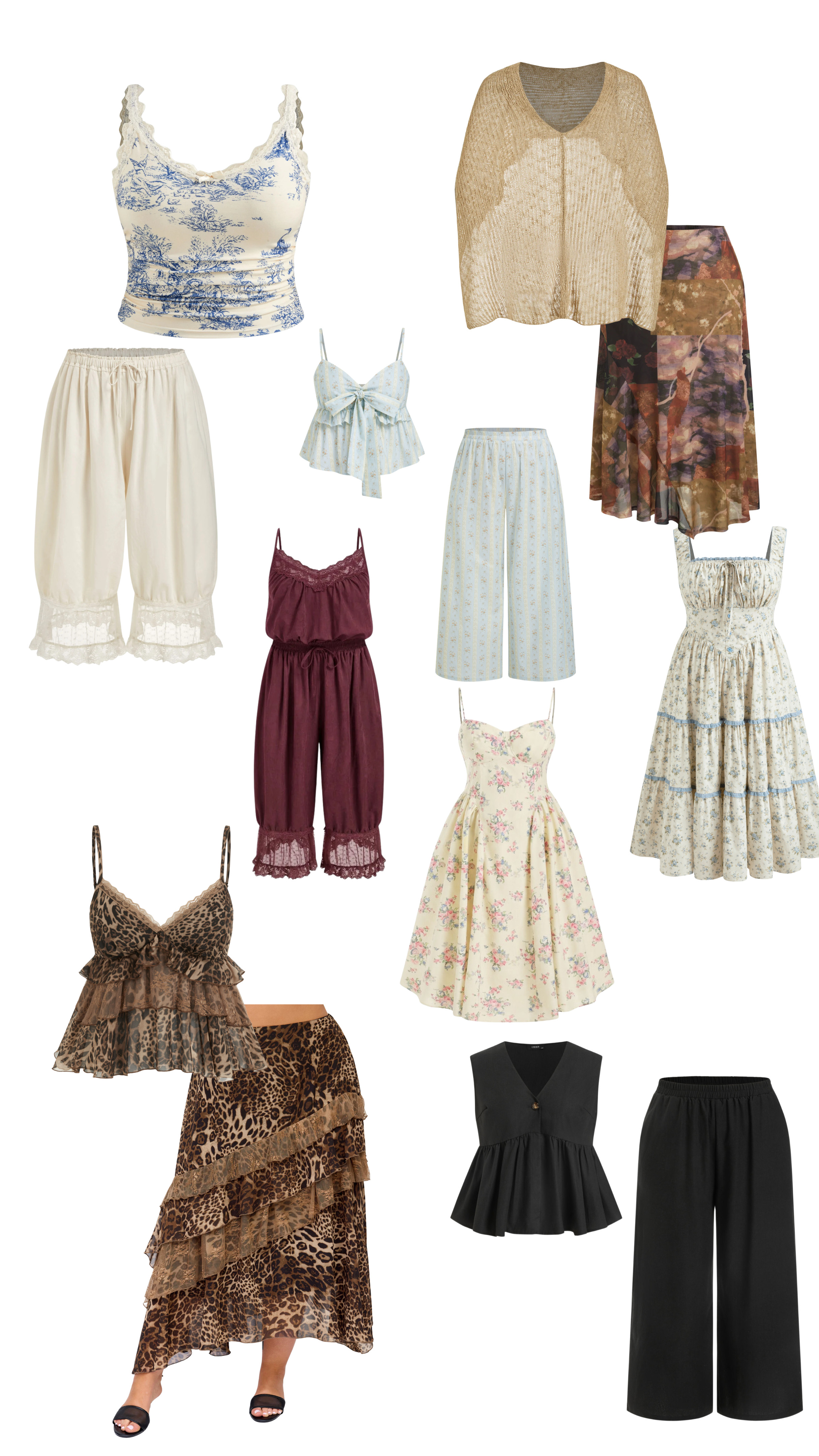 my recent order of plus size outfits: everything from work outfits (black set!) to summer vacation outfits (hello leopard). ordered size 20 in everything 

 #LTKPlusSize